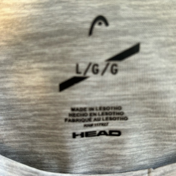 NWOT HEAD Hypertek Gray Performance TShirt Men’s L | Moisture-Wicking Activewear - Picture 2 of 6